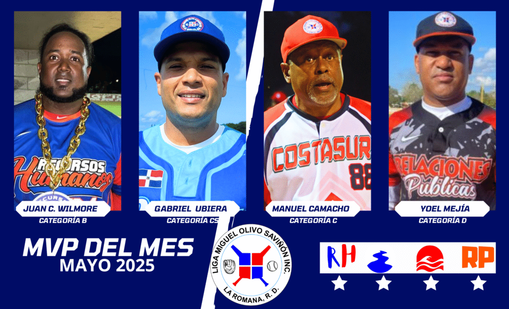 🏆 MVPs de Mayo – Liga Miguel Olivo Saviñón.